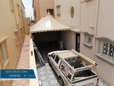 مظلات شكل قبب