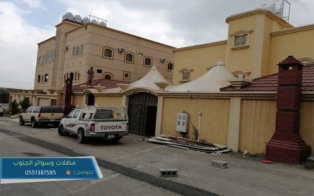 مظلات سيارات كابولي